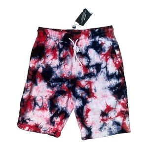 Csg Men's Tie-Dye cotton Shorts